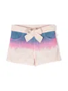 Billieblush Gradient-effect Cotton Shorts In Pink