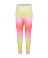 Billieblush Multicolor Leggings For Girl In Pink
