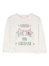 Billieblush Graphic-print Cotton T-shirt In White