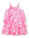 Billieblush Graphic-print Dress In 粉色