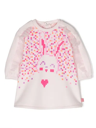 Billieblush Babies' Graphic-print Dress In Pink