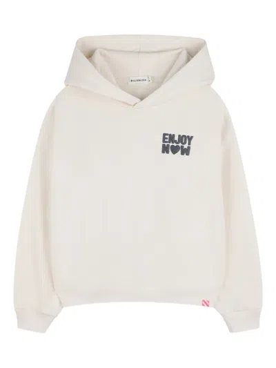 Billieblush Kids' Graphic Print Hoodie In Neutral