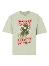 Billieblush Graphic-print Short-sleeve T-shirt In Green