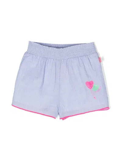 Billieblush Babies' Graphic-print Shorts In Light Blue