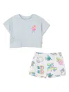 Billieblush Graphic-print Shorts Set In White