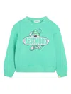 Billieblush Graphic-print Sweatshirt In Green