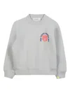 Billieblush Graphic-print Sweatshirt In Gray