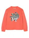 Billieblush Graphic-print Sweatshirt In Red