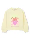 Billieblush Graphic-print Sweatshirt In Yellow