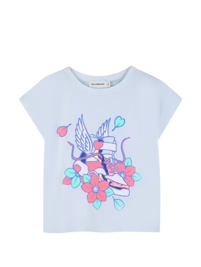 Billieblush Graphic-print T-shirt In Blue