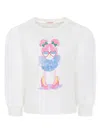 Billieblush Graphic-print T-shirt In Neutrals