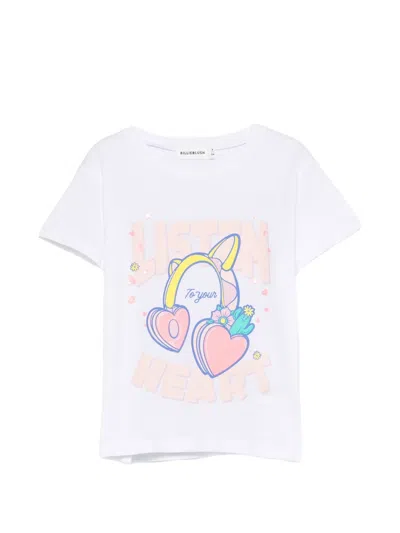 Billieblush Graphic Print T-shirt In White