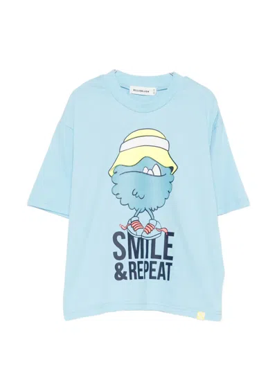 Billieblush Kids' Graphic-print T-shirt In Blue