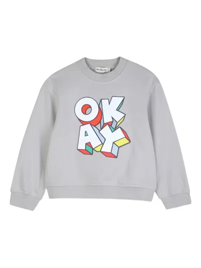 Billieblush Kids' Grey Sweater In Gray