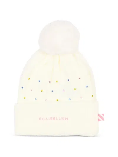 Billieblush Hat Pom-pom "kid Girl Fall" In Neutral