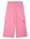 Billieblush Heart-appliqué Trousers In Pink