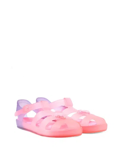 Billieblush Kids' Heart-motif Sandals In Pink