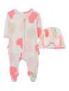 Billieblush Heart-print Babygrow Set In Pink