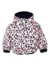 Billieblush Heart-print Puffer Jacket In Pink