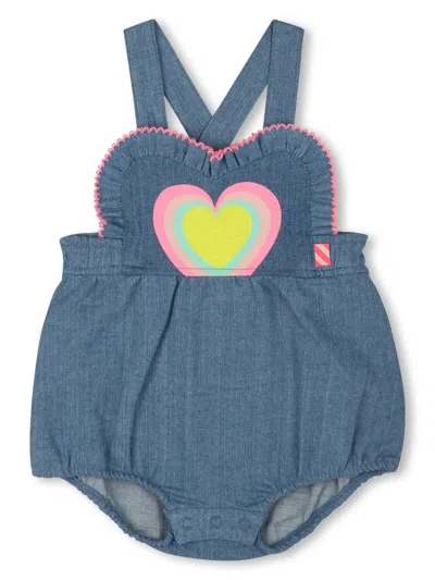 Billieblush Babies' Heart-print Shorties In Blue