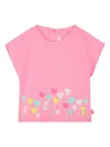 Billieblush Heart-print T-shirt In Pink