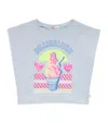 Billieblush Ice Cream Print T-shirt In Blue