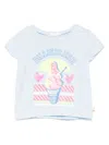 Billieblush Ice-cream Print T-shirt In Blue