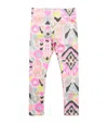 Billieblush Ikat Print Leggings In Pink