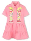 Billieblush Illustration-print Dress In Pink