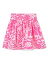 Billieblush Illustration-print Skirt In 粉色