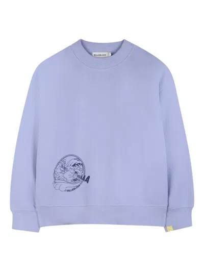 Billieblush Kids' Illustration-print Sweater In Purple