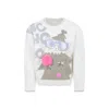 Billieblush Ivory Sweatshirt For Girl Christmas Tree In White