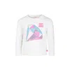 Billieblush Ivory T-shirt For Girl With Sequins In Ivory