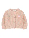 Billieblush Knitted Cardigan In Neutral