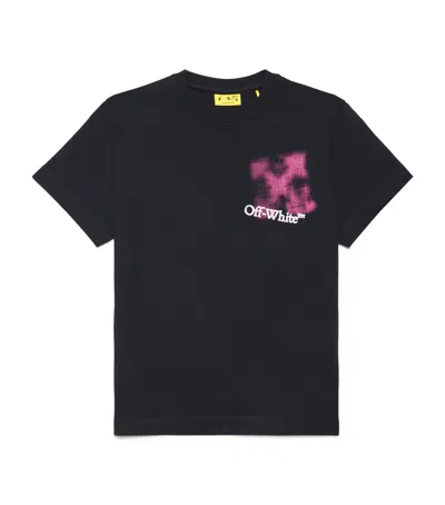 Billieblush Kids' Land Of Love Graphic T-shirt In Black