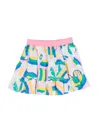 Billieblush Layered Cotton Mini Skirt In 粉色