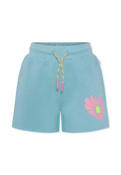 Billieblush Kids' Light Blue Shorts For Girl With Heart