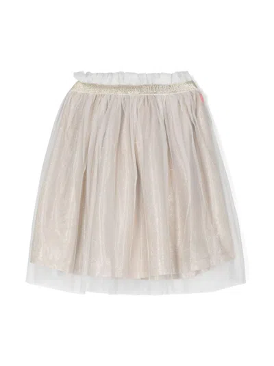 Billieblush Kids' Logo-embossed Skirt In White