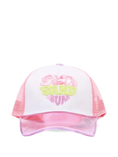 Billieblush Kids' Logo-graphic Cap In Multi