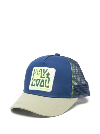 Billieblush Kids' Logo-patch Baseball Cap In Blue