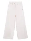Billieblush Logo-patch Jeans In White