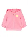 Billieblush Logo-print Hoodie In Pink