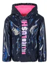 Billieblush Logo-print Jacket In Blue