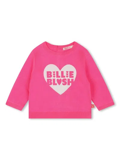 Billieblush Babies' Logo-print Jumper In Rosa