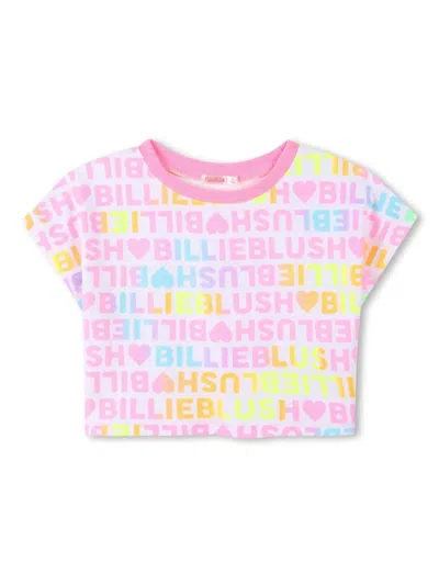 Billieblush Kids' T-shirt Mit Logo-print In White