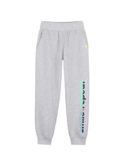 Billieblush Kids' Logo-print Elasticated-waist Track Pants In Gray