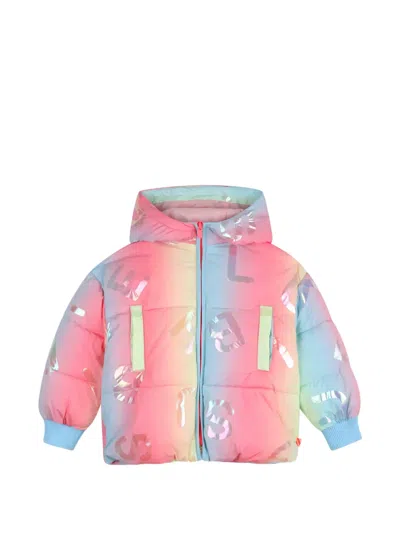 Billieblush Kids' Logo-print Padded Jacket In Pink
