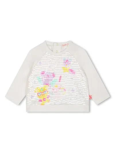 Billieblush Babies' Long-sleeve T-shirt In Weiss