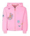 Billieblush Long-sleeved Brushed Sweatshirt In Pink