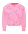 Billieblush Sequin-embellished Cardigan In Pink
